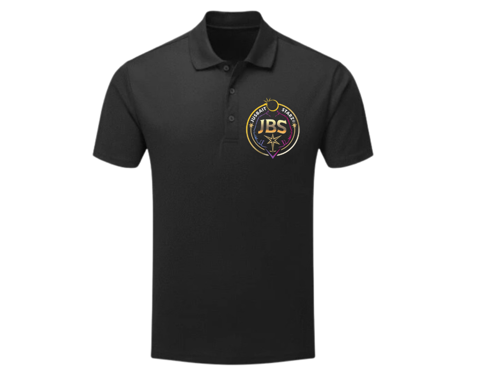 Elite shadow black polo shirt edition